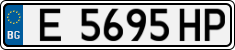 License plate of Bulgaria, Cars