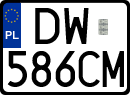 License plates of Poland, Regular car plates