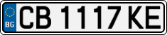 License plate of Bulgaria, Cars
