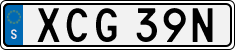 License plate of Sweden, Regular plates