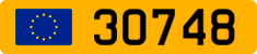 License plate of Luxembourg, Vanity Plates
