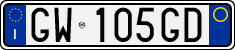 License plate of Italy, Cars (1994 year series)