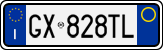 License plate of Italy, Cars (1994 year series)
