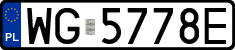 License plates of Poland, Regular car plates