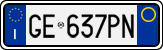 License plate of Italy, Cars (1994 year series)