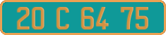 French license plate, Diplomatic