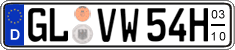 German license plate, Seasonal plates (Oldtimers)