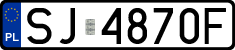 License plates of Poland, Regular car plates