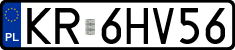 License plates of Poland, Regular car plates