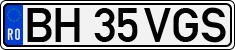 License plate of Romania, Regular plates