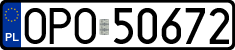 License plates of Poland, Regular car plates