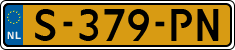 License plate of the Netherlands, Cars