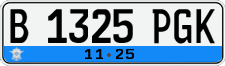 License plate of Indonesia, Regular plates