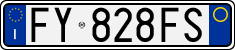 License plate of Italy, Cars (1994 year series)
