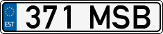 License plate of Estonia, Regular car plates