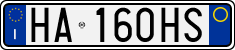 License plate of Italy, Cars (1994 year series)