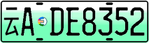 License plate of China, Electric vehicles