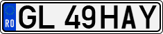 License plate of Romania, Regular plates