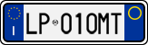 License plate of Italy, Cars (1994 year series)
