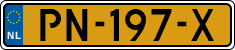 License plate of the Netherlands, Cars