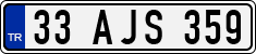 License plate of Turkey, Regular plates