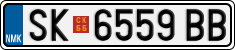 License plate of North Macedonia, Regular plates (2012)