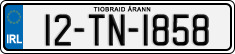 License plate of Ireland, Regular plates