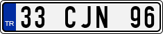 License plate of Turkey, Regular plates
