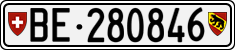 License plate of Switzerland, Cars