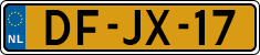 License plate of the Netherlands, Cars