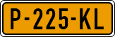 License plate of the Netherlands, Cars