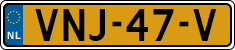 License plate of the Netherlands, Light Commercial Vehicles (1994 system)