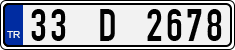 License plate of Turkey, Regular plates