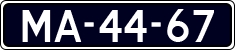 License plate of the Netherlands, Cars