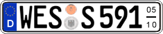 German license plate, Seasonal plates