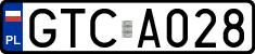License plates of Poland, Regular car plates