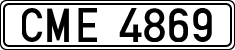 License plates of Spain, Official and military plates