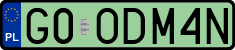License plates of Poland, Vanity Plates