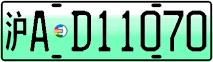 License plate of China, Electric vehicles