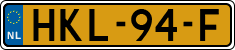 License plate of the Netherlands, Cars