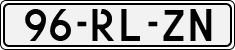 License plate of the Netherlands, Cars