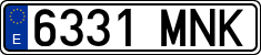 License plates of Spain, Ordinary (2000)