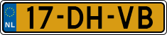 License plate of the Netherlands, Cars