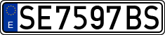 License plates of Spain, 1971 year series