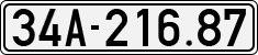 License plate of Vietnam, Cars
