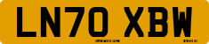 License plate of the United Kingdom, 2001 year system