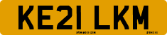 License plate of the United Kingdom, 2001 year system