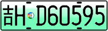 License plate of China, Electric vehicles