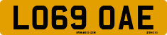 License plate of the United Kingdom, 2001 year system