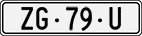 License plate of Switzerland, Dealer (with 